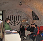 Menorah in Synagogue